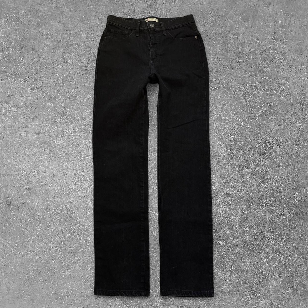 Lee Women Black Classic Fit Straight Leg Jeans Size 6 Medium 3505208
